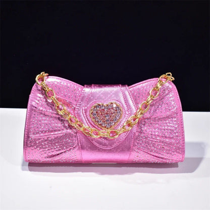 Rhinestone Evening Clutch Bag