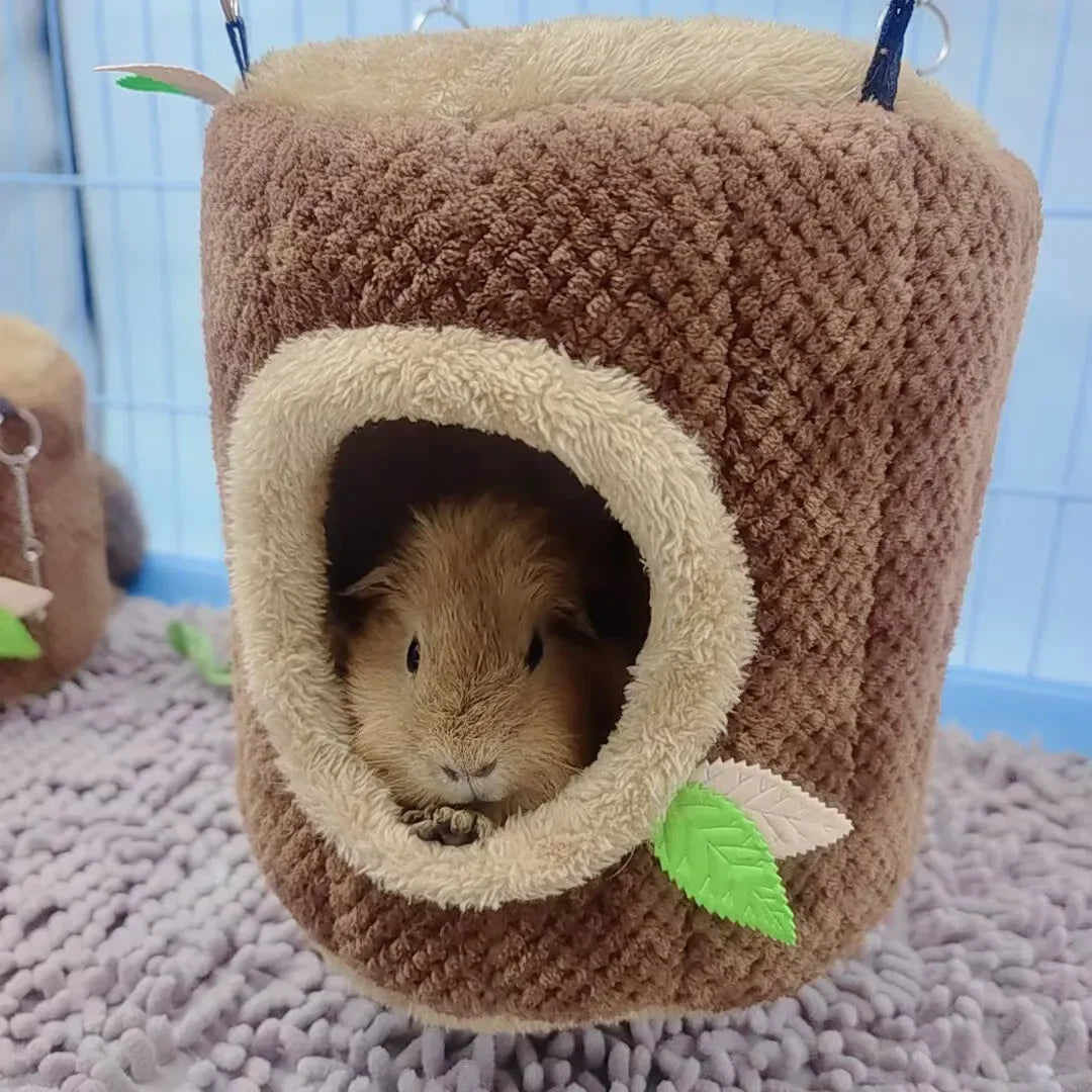 Tree Stump Hamster Hanging Nest