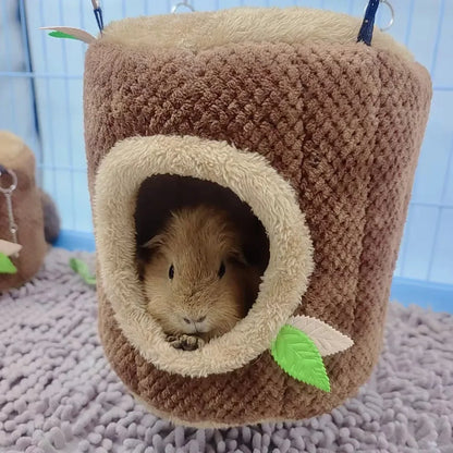 Tree Stump Hamster Hanging Nest