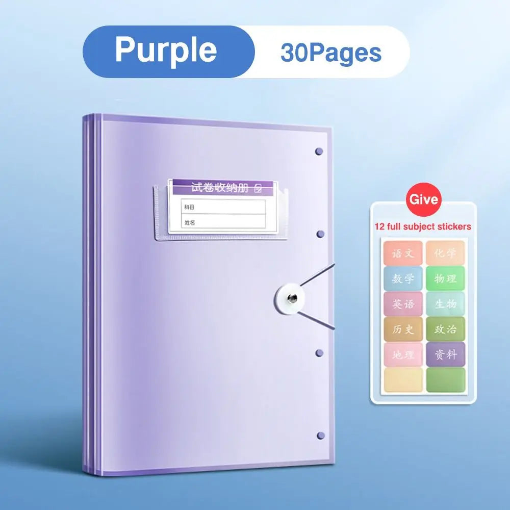 A3 Large Capacity File Folder