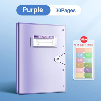 A3 Large Capacity File Folder