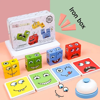 Emotion Expression Block Puzzle Game