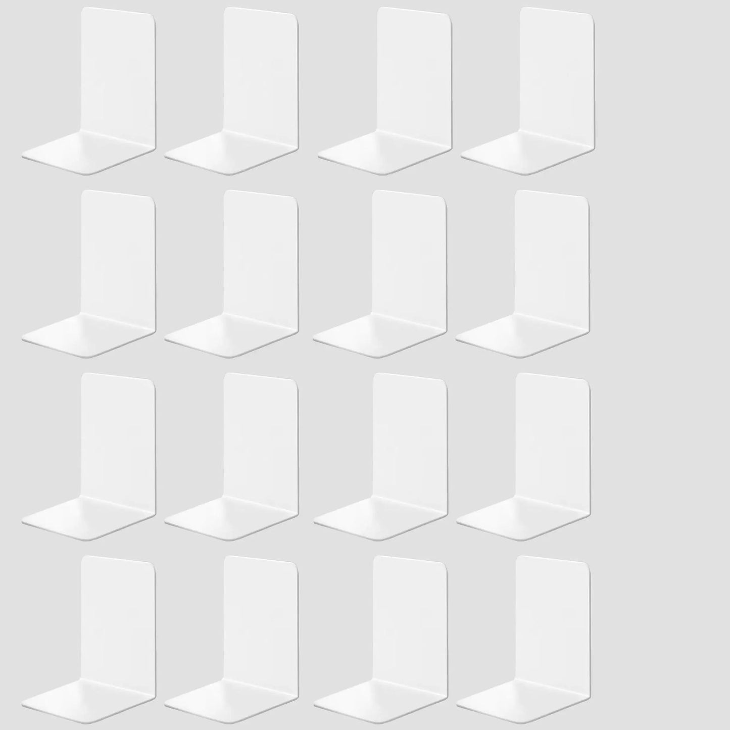 Clear Acrylic Bookends Set