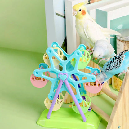 Interactive Bird Ferris Wheel Feeder Toy