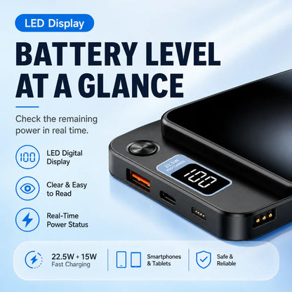 20000mAh Magnetic Wireless Power Bank