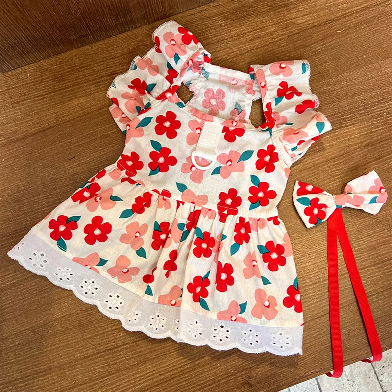 Princess Plaid Pet Dress for Dogs & Cats