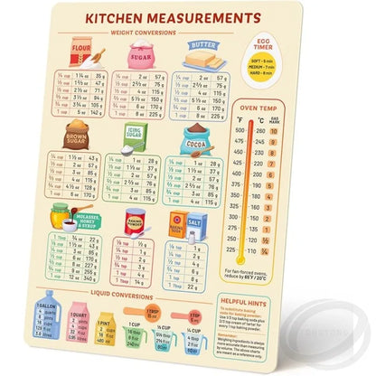 Kitchen Conversion Chart Magnet