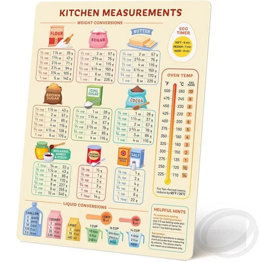 Kitchen Conversion Chart Magnet