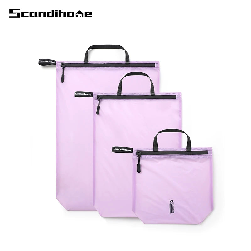 Waterproof Travel Storage Pouch with Zipper Handle