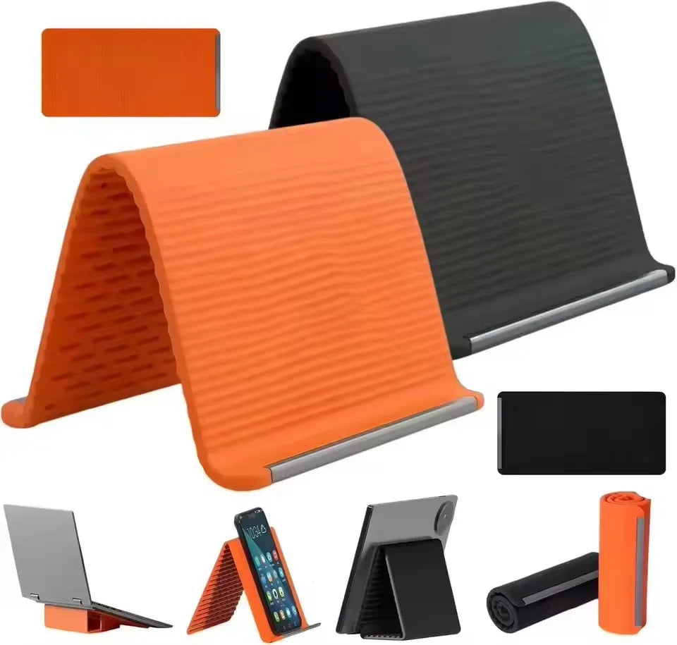 Flexible Foldable Silicone Device Stand