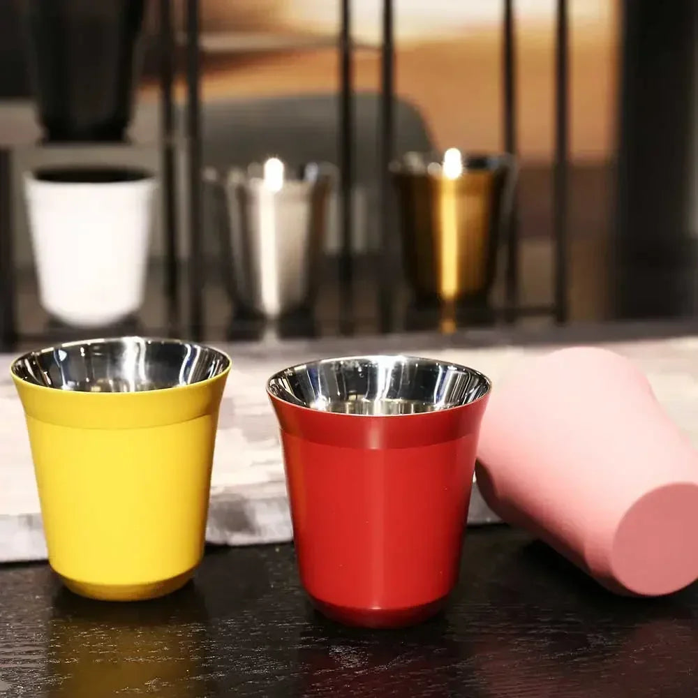 Insulated 80ml & 160ml Stainless Steel Coffee Cup