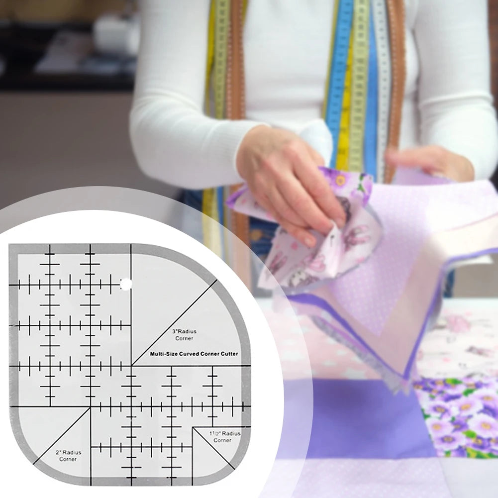 Curved Corner Quilting Ruler