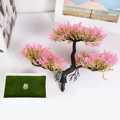 Artificial Bonsai Tree in Decorative Pot