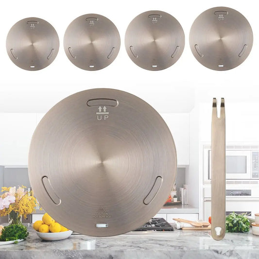 Stainless Steel Heat Diffuser Plate for Induction & Gas Cooktops