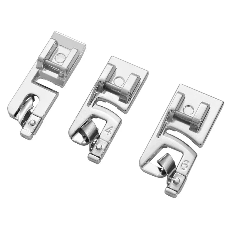 Rolled Hem Presser Foot Set for Sewing Machines