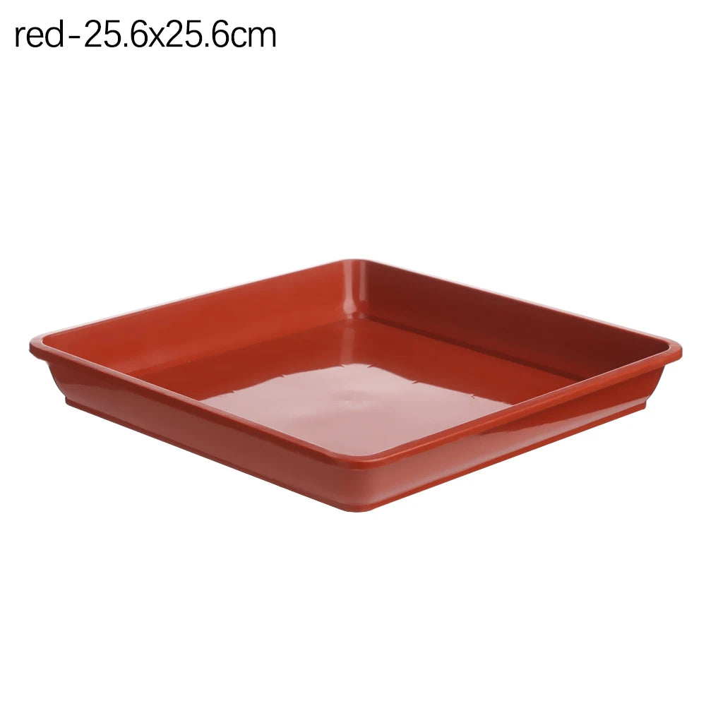 Square Plastic Plant Pot Saucer
