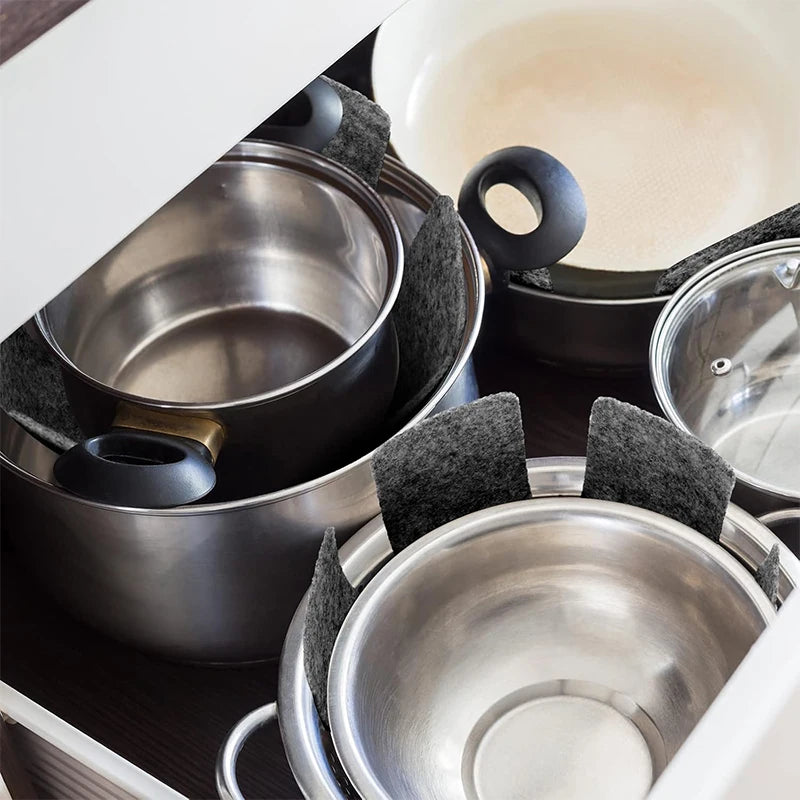 Felt Pot and Pan Protectors Set
