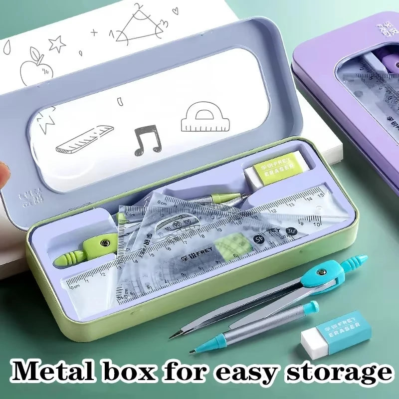 Geometry Math Set with Storage Case