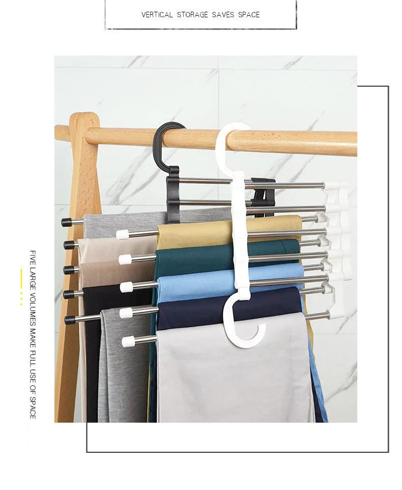 5-Tier Space Saving Pants Hanger