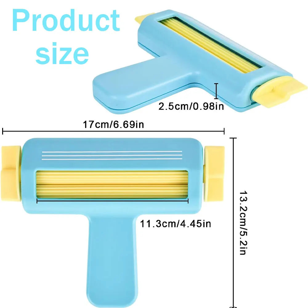 Blue Roller For Paper Craft Crimping