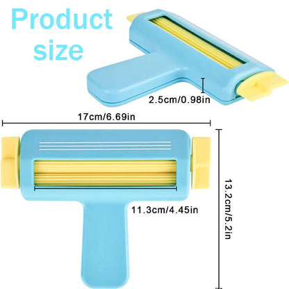 Blue Roller For Paper Craft Crimping