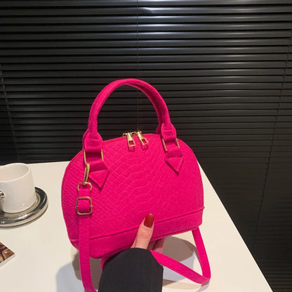 Mini Textured Satchel Crossbody Bag