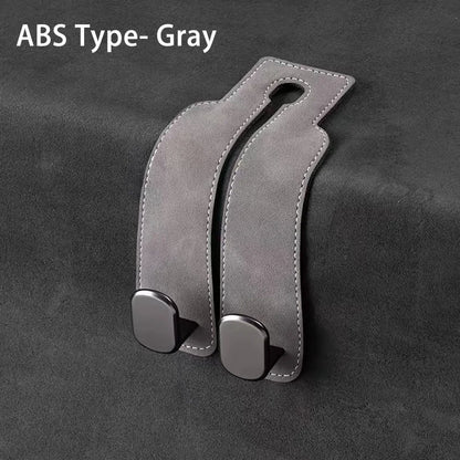 2 in 1 Car Premium Suede Hanging Dual Hook