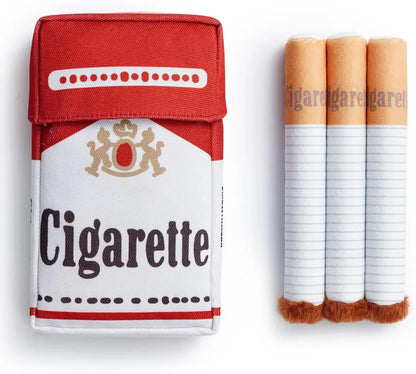 Interactive Plush Cigarette Dog Toy