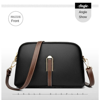 Women’s Genuine Cowhide Leather Crossbody Messenger Bag