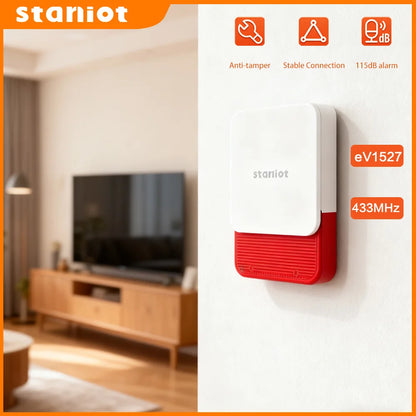 Staniot Wireless Indoor Alarm Siren