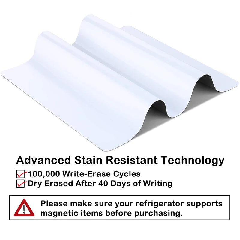 Magnetic Dry Erase Whiteboard for Fridge