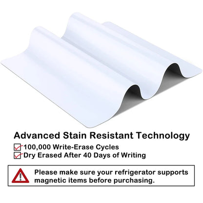 Magnetic Dry Erase Whiteboard for Fridge