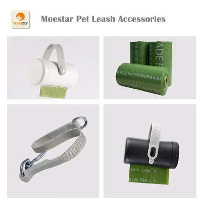 Pet Leash Extension Belt with Poop Bag Dispenser