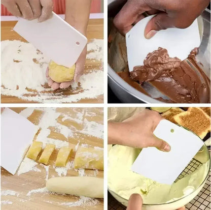 Multipurpose Dough Cutter & Bowl Scraper