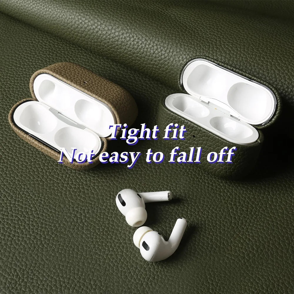 Genuine Leather AirPods Case