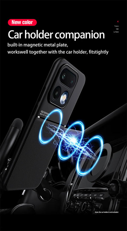 Magnetic PU Leather Shockproof Phone Case