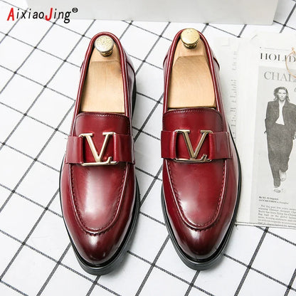 Leather Loafer Shoes