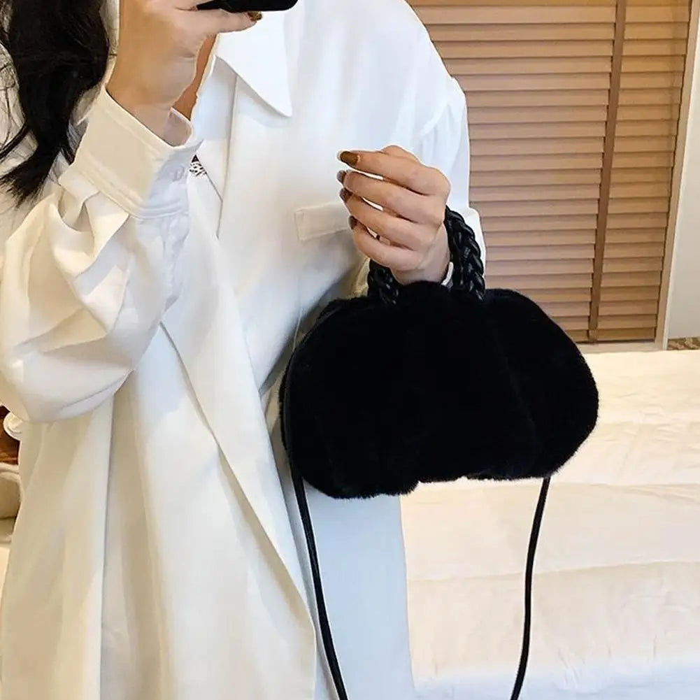 Plush Cloud Crossbody Handbag
