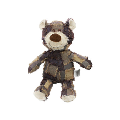 Bear Shape Squeaky Plush Dog Toy