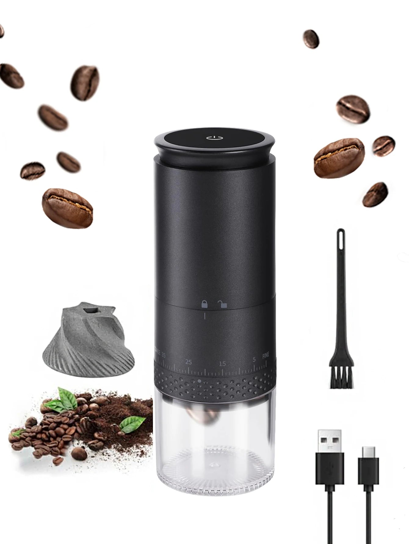 Portable Electric Coffee Grinder