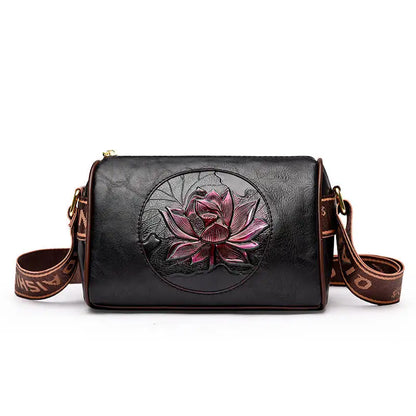Large Capacity Women’s Leather Tote Handbag