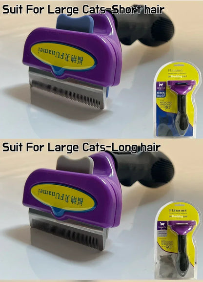 Pet Deshedding Grooming Comb for Cats & Dogs