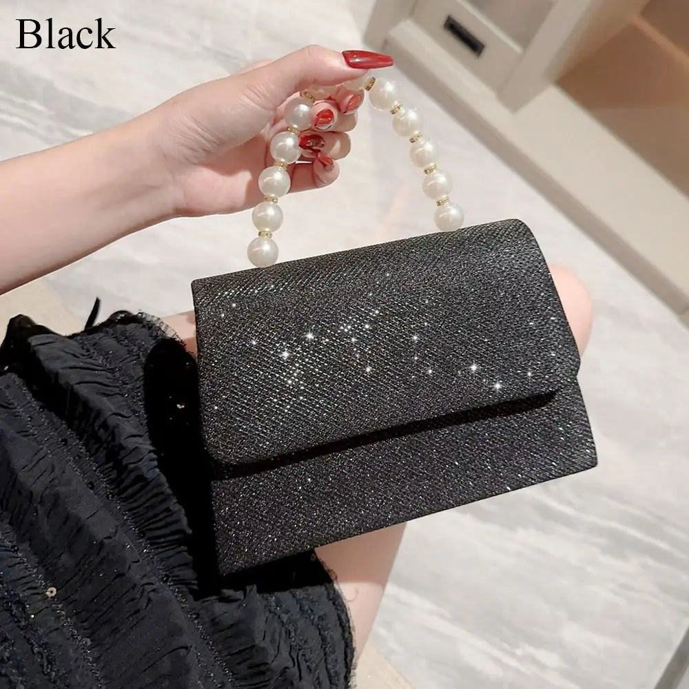 Rhinestone Bow Evening Clutch