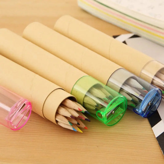 12 Colour Wooden Pencil Set