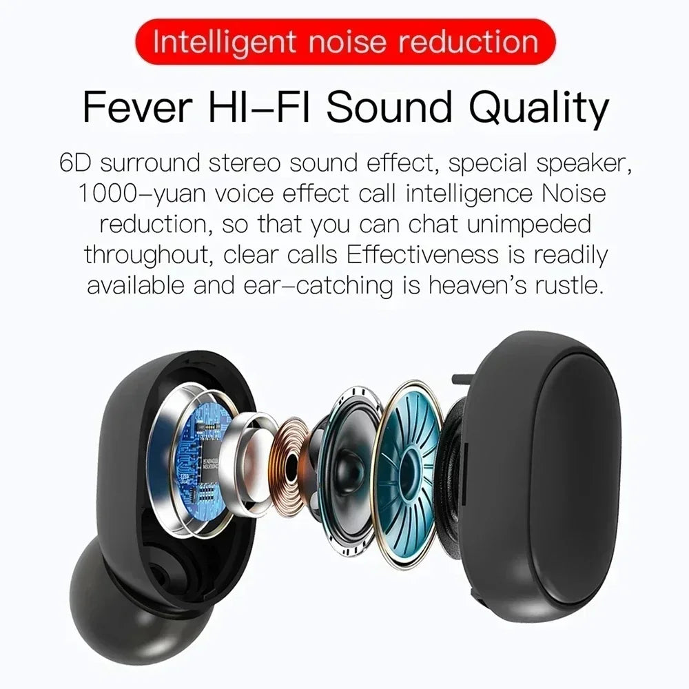 E6S Wireless Bluetooth Earbuds with Charging Case