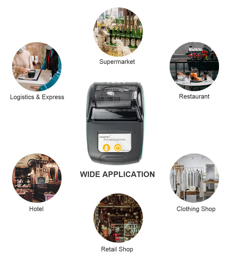 58mm Wireless Inkless POS Receipt Printer