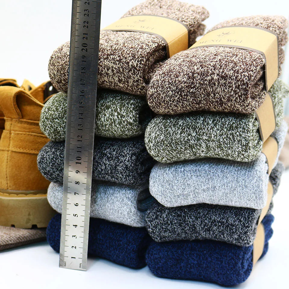 Men’s Merino Wool Winter Socks 2 Pairs
