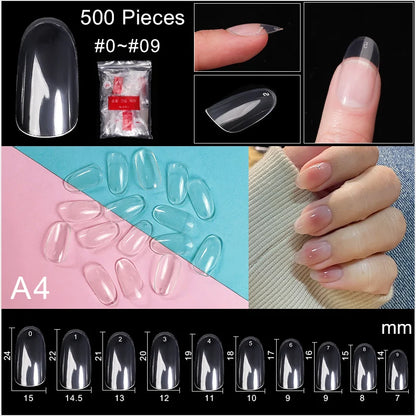 Full Cover False Nail Tips