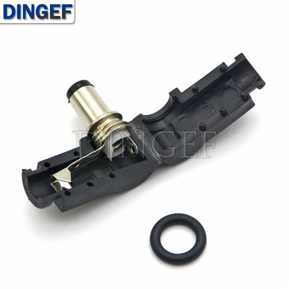 Right Angle DC Barrel Power Plug Solder Connectors for Cable Wiring