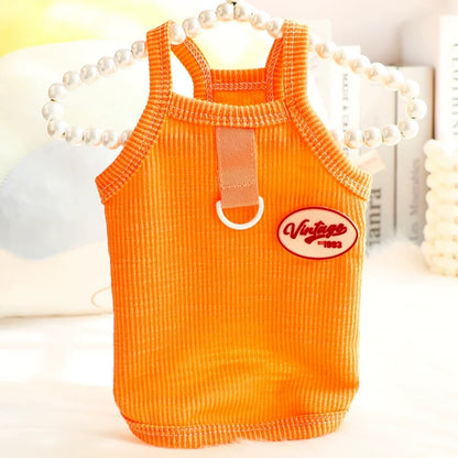 Striped Dog Vest